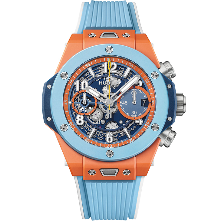 HUBLOT - BIG BANG - 441.ES.5199.RX - 夏日強勢登場:HUBLOT Big Bang Unico Summer 2025 雙彩陶瓷腕錶限量亮相
