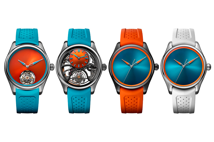 H. MOSER & CIE - PIONEER - 3201-1202 - 色彩衝擊的極限操作：H. Moser開拓者Spiced Aqua系列亮相