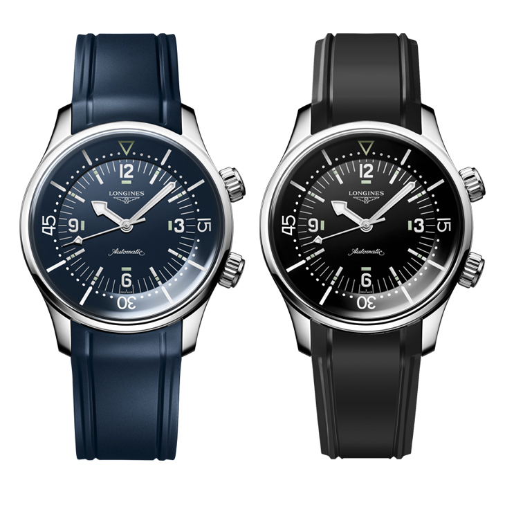 LONGINES - HERITAGE - L3.764.4.16.6 - 浪琴Legend Diver新錶登場！三款新色一次看，白色面盤超吸睛