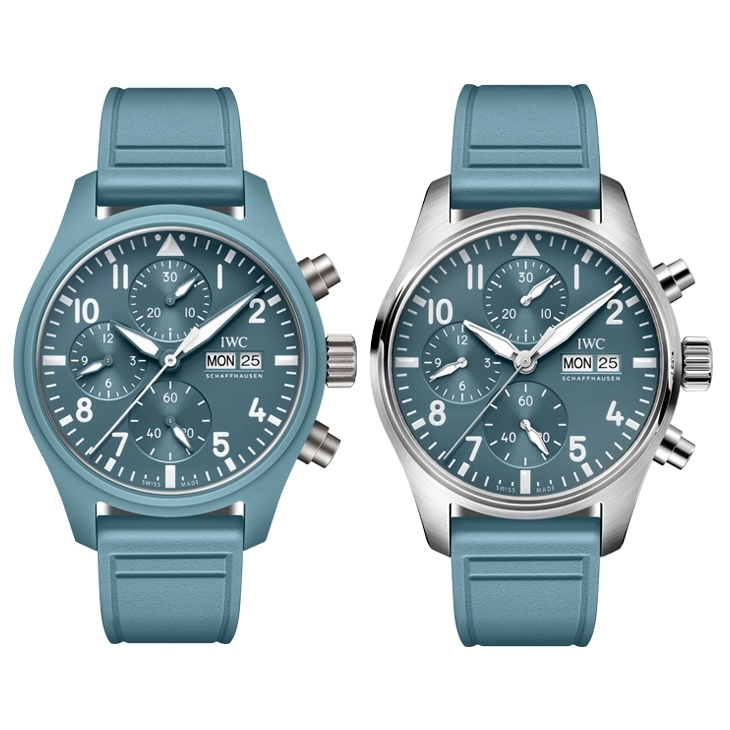 IWC - PILOT - IW389409 - IWC淺藍陶瓷來襲:TOP GUN Miramar飛行員系列海軍空戰部隊計時碼錶雙版本