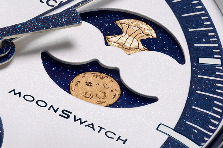 SWATCH - BIOCERAMIC - SO33N704L - 月亮被咬了一口？Mission To Earthphase – Moonshine Gold「海狸月」版本11月限定發售