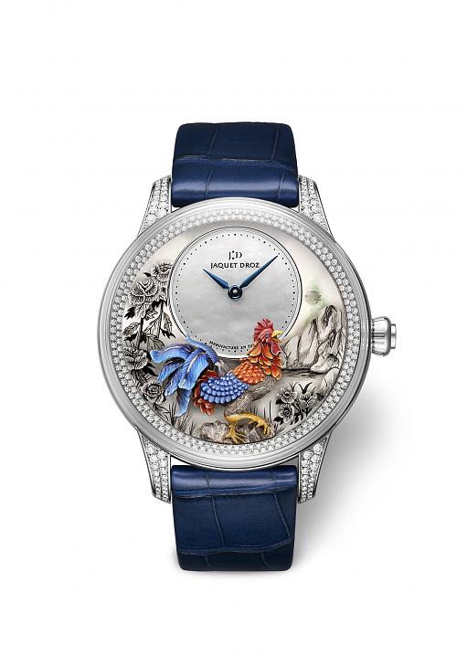 JAQUET DROZ - 微雕、微繪 JD 4款全新雞年生肖錶  