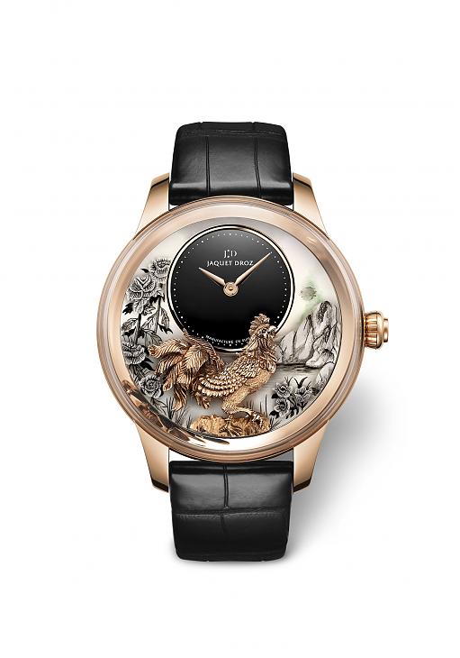 JAQUET DROZ - 微雕、微繪 JD 4款全新雞年生肖錶  