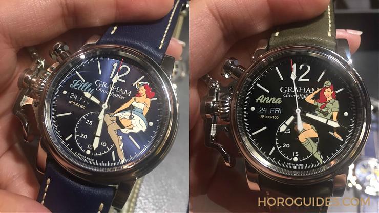 GRAHAM - 沒有約會對象? 「G女郎」時時刻刻陪著你 Chronofighter Vintage Nose Art