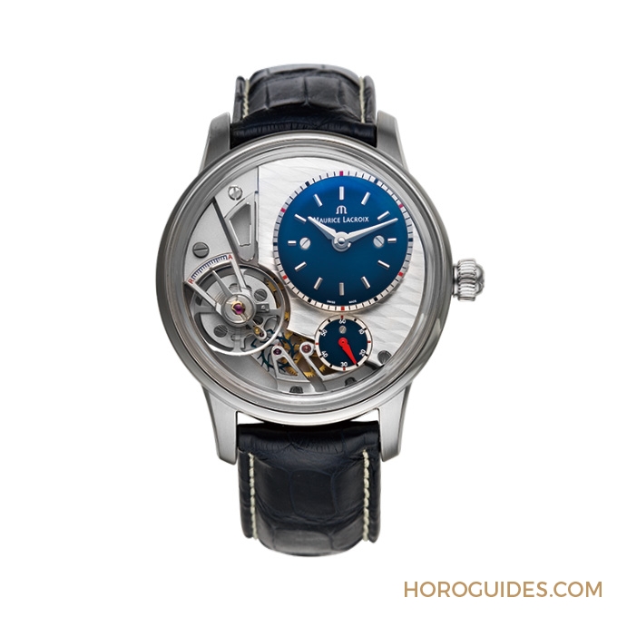 MAURICE LACROIX - MASTERPIECE - MP6118-SS001-434-1 - 露出時間的魅力 艾美錶Masterpiece Gravity Blue