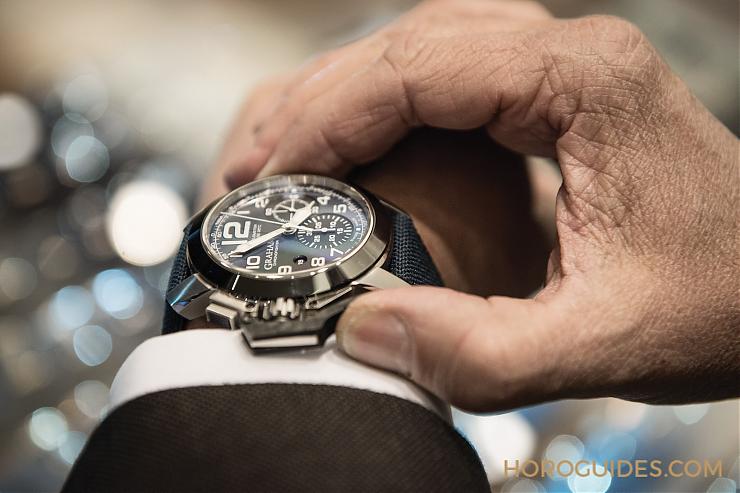 GRAHAM - CHRONOFIGHTER - 2CVAS.U08A.L129S - GRAHAM軍風型男錶 上手就是跟別人不一樣