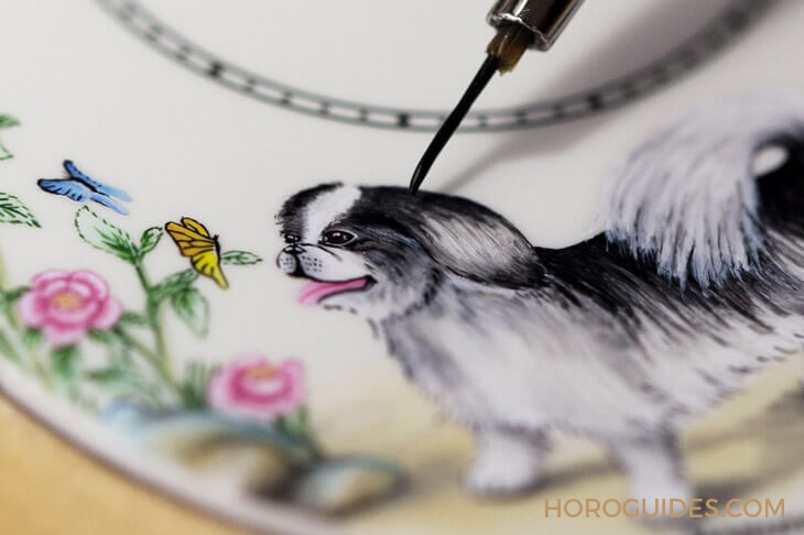 JAQUET DROZ - PETITE HEURE MINUTE - J005013219 - JAQUET DROZ狗年限量錶，琺瑯金雕細膩雙工藝