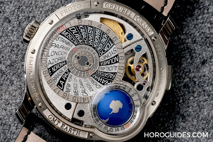 GREUBEL FORSEY - GMT - (Earth) - 世界時區怎麼看?GF GMT Earth直接做出一顆地球!