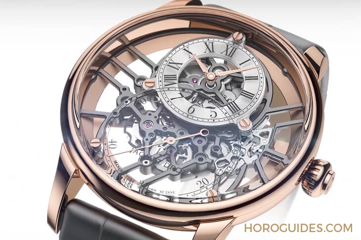 JAQUET DROZ - GRANDE SECONDE - J003523240 - 280週年JAQUET DROZ更現代，招牌大秒針第一次做鏤空錶