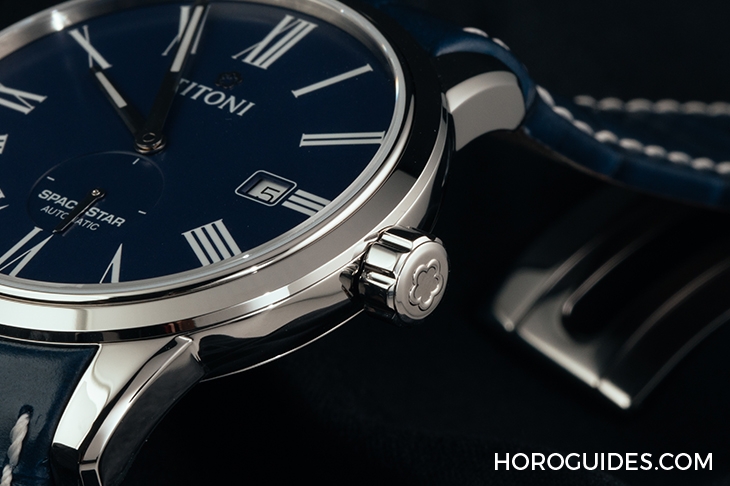 TITONI - SPACE STAR - 83638 S-ST-609 - 看對眼就心動的TITONI藍面Spacestar