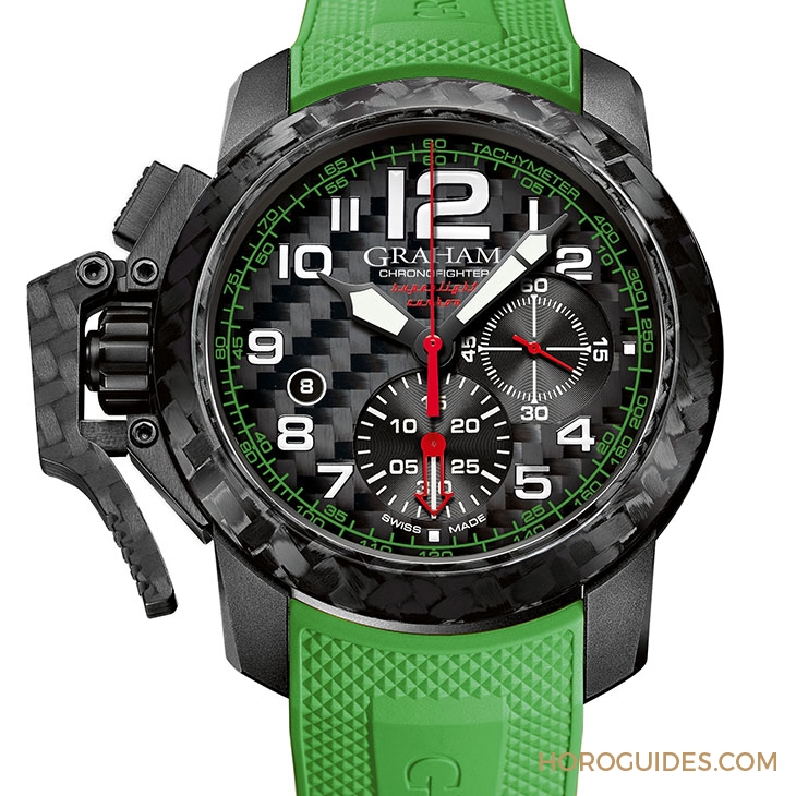 GRAHAM - CHRONOFIGHTER - 2CCBK.B30A - [BASEL 2018]橙、綠、紫好會玩色，GRAHAM不只輕而是輕到無感