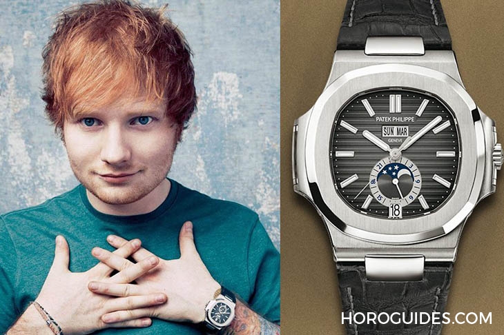 PATEK PHILIPPE - [名人錶盒] 最愛錶的小鮮肉Ed Sheeran，還有什麼頂級錶沒SHOW？