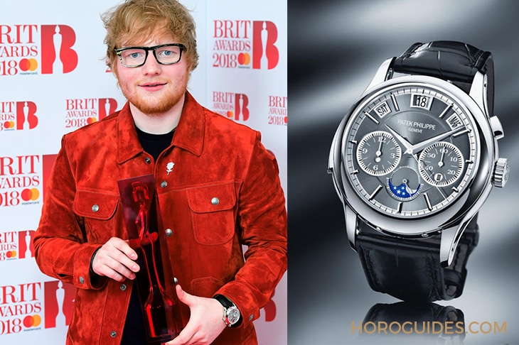PATEK PHILIPPE - [名人錶盒] 最愛錶的小鮮肉Ed Sheeran，還有什麼頂級錶沒SHOW？
