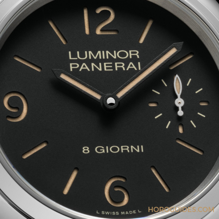 PANERAI - LUMINOR - PAM01655 - PANERAI 經典左冠再現：Luminor Destro Otto Giorni PAM01655 全新登場