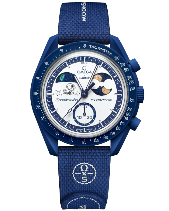 SWATCH - BIOCERAMIC - SO33N701L - 史努比再度登月！OMEGA x Swatch全新Snoopy MoonSwatch，滿月當天限時開賣