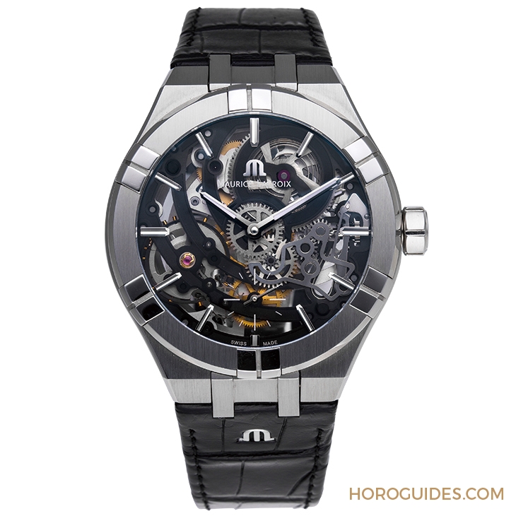 MAURICE LACROIX - AIKON - AI6028-SS001-030-1 - 透視鏤空機械-MAURICE LACROIX AIKON系列鏤空自動腕錶