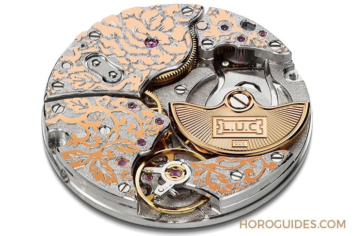 CHOPARD - L.U.C - 131944-5003 - 牡丹剪影工藝-蕭邦L.U.C XP Esprit de Fleurier Peony腕錶