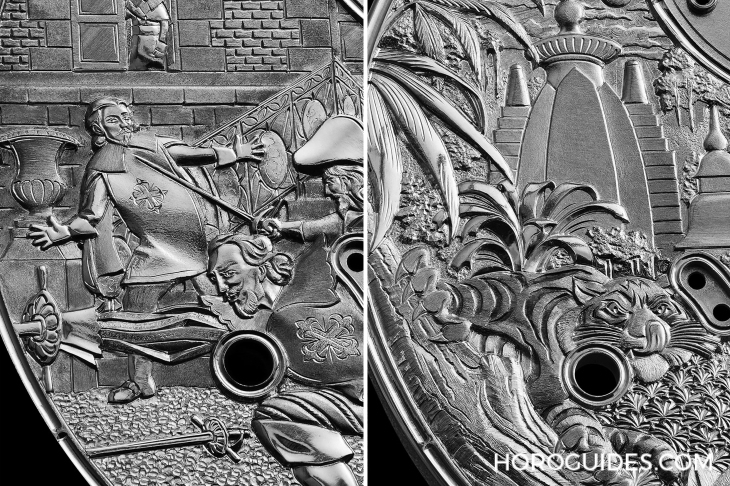 MB&F - PERFORMANCE ART - 04.RL.W5 - 以經典文學場景入作，MB&F攜手金雕大師Eddy Jaquet打造Legacy Machine Split Escapement限量版腕錶