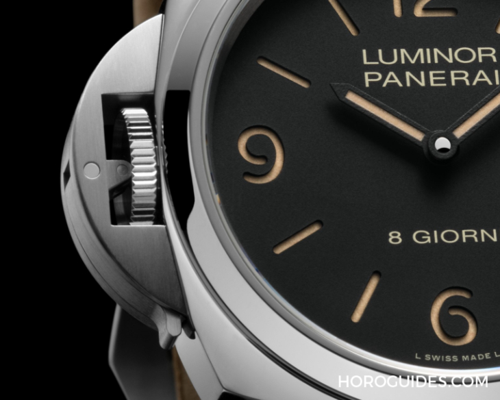 PANERAI - LUMINOR - PAM01655 - PANERAI 經典左冠再現：Luminor Destro Otto Giorni PAM01655 全新登場