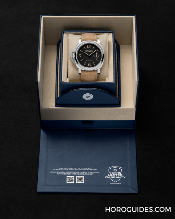 PANERAI - LUMINOR - PAM01655 - PANERAI 經典左冠再現：Luminor Destro Otto Giorni PAM01655 全新登場