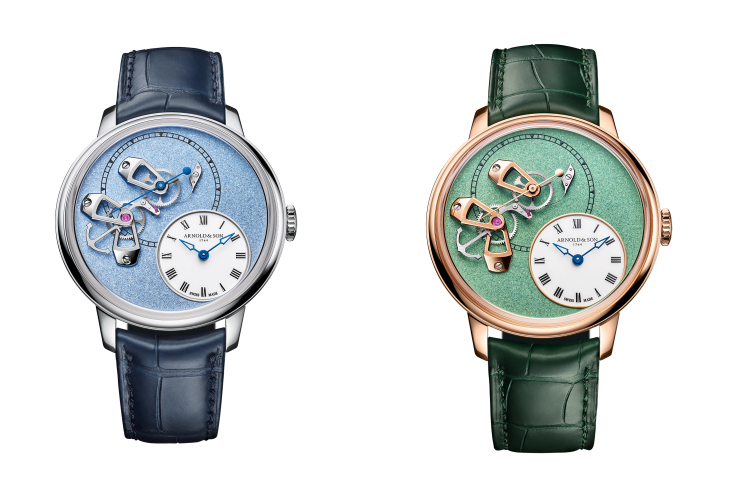 ARNOLD & Son - Arnold & Son DSTB 42 全新演繹：薄荷綠與雅詩閣藍限量登場