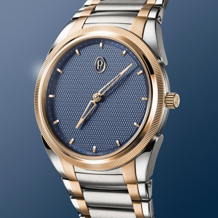 PARMIGIANI FLEURIER - TONDA - PFC914-1020022-100182 - 以石灰藍演繹極簡奢華｜PARMIGIANI FLEURIER全新Tonda PF Micro-Rotor No Date雙色腕錶