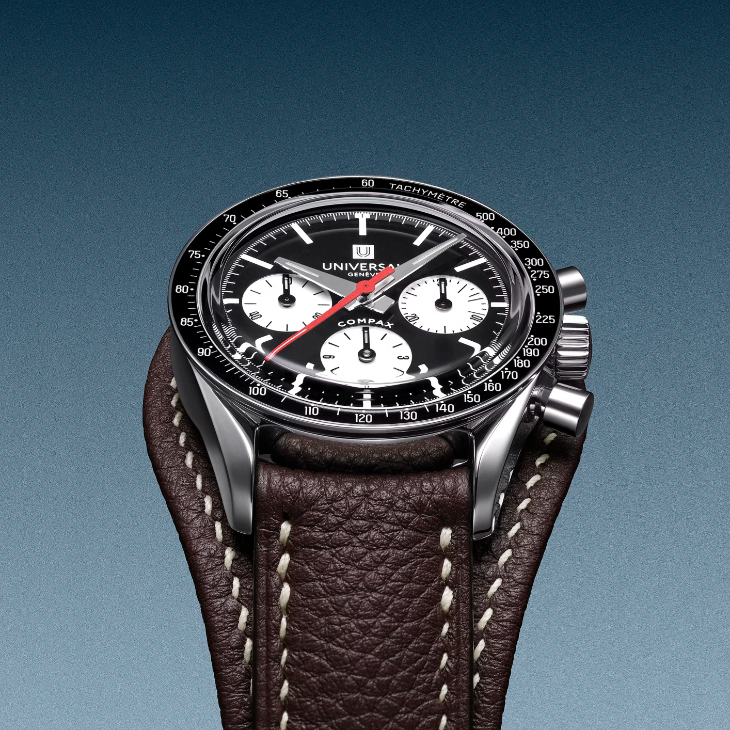 UNIVERSAL GENEVE - COMPAX - JU281121A1X1 - Universal Genève Tribute to Compax 回歸！致敬「Nina Rindt」的傳奇計時腕錶