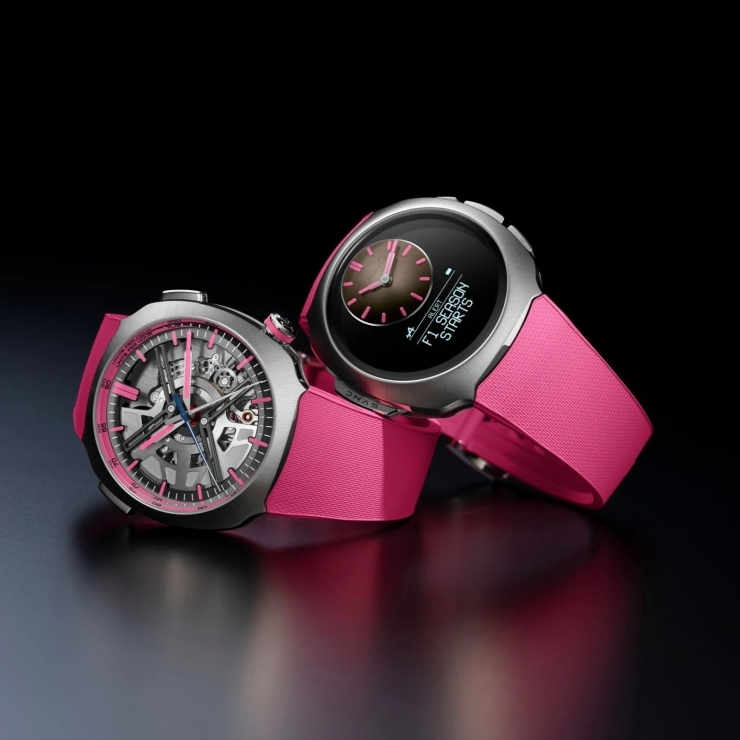 H. MOSER & CIE - STREAMLINER - 6700-1201 - 粉紅風暴來襲！亨利慕時攜手Alpine車隊推出「疾速者」粉紅特別版