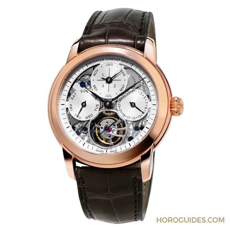 FRÉDÉRIQUE CONSTANT - 自家機芯 - FC-975MC4H6 - 慶祝康斯登創立30周年，推出高性價比限量版陀飛輪萬年曆腕錶