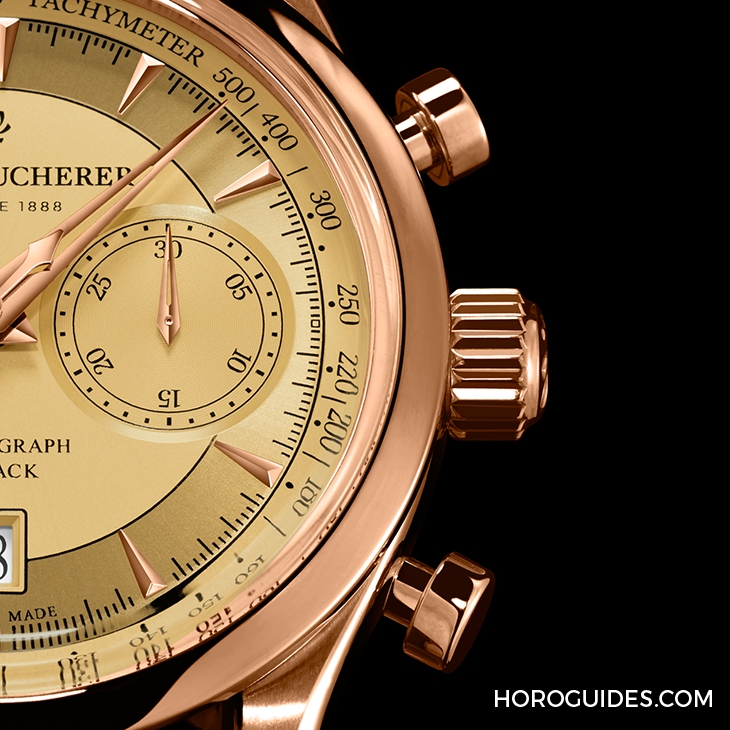 CARL F. BUCHERER - MANERO - 00.10919.03.43.01 - 一抹香檳金，帶出CARL F. BUCHERER優雅計時本色