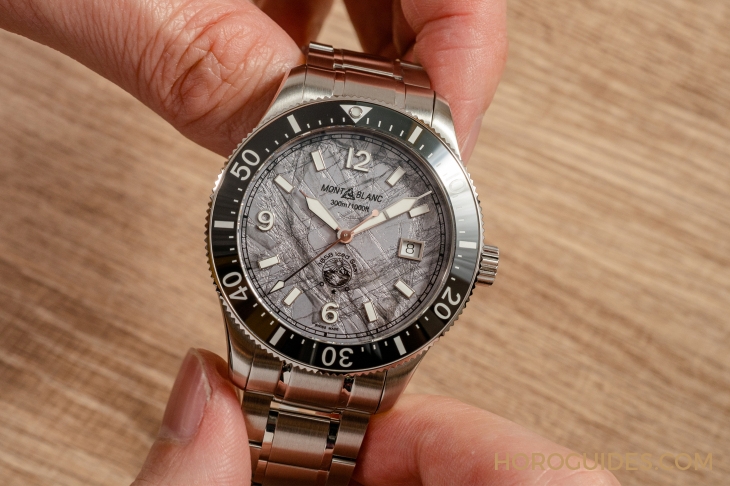 MONTBLANC - 1858 - 130793 - 直擊靈魂深處的冰裂紋!萬寶龍1858 Iced Sea運動潛水腕錶 極酷冰岩灰錶盤