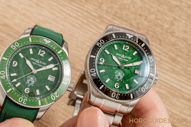 MONTBLANC - 1858 - 130793 - 直擊靈魂深處的冰裂紋!萬寶龍1858 Iced Sea運動潛水腕錶 極酷冰岩灰錶盤