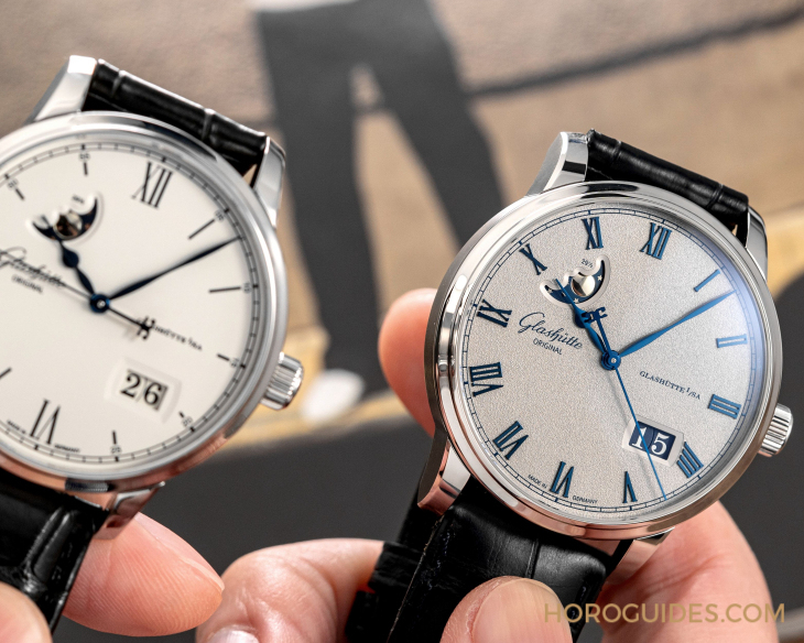 GLASHÜTTE ORIGINAL - SENATOR - 1-36-24-02-02-64 - 格拉蘇蒂原創議員卓越大日曆月相腕錶 灰色調的迷人紳士風範