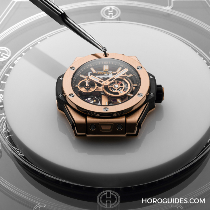 HUBLOT - BIG BANG - 444.OX.1180.RX - HUBLOT Big Bang Meca-10十日鍊全新尺寸  十天長效動能 解鎖未來設計新紀元