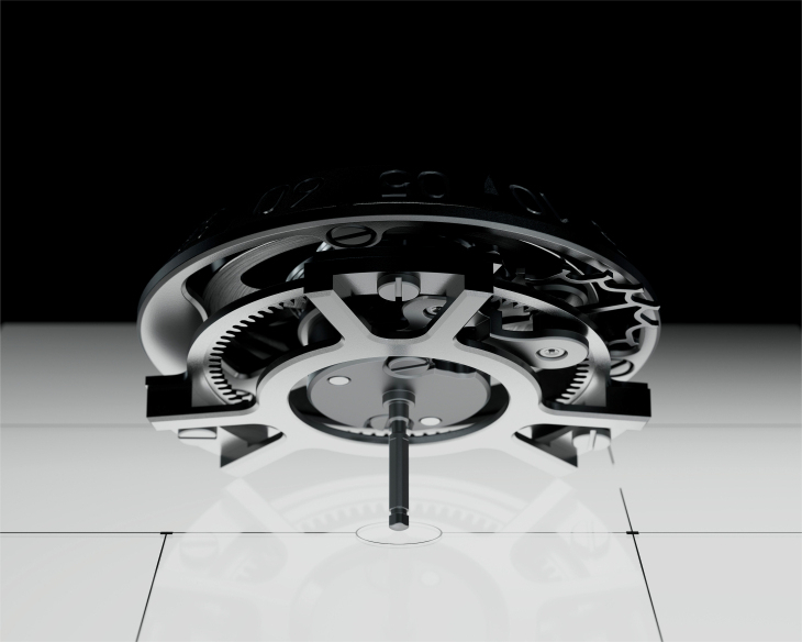 HUBLOT - MP - 910.JX.0001.RT - HUBLOT MP-10 雙垂直上鍊陀飛輪腕錶 推出全新藍寶石款及 All Black 黑陶瓷款