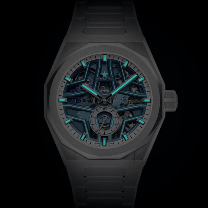 ZENITH - DEFY - 49.9309.3620/85.I001 - 藍天白沙,馭浪再行|ZENITH攜手Time+Tide推出Defy Skyline Skeleton White Surfer Ceramic