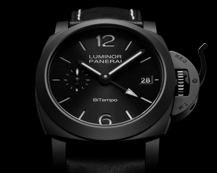 PANERAI - LUMINOR - PAM01460 - 更小巧的極黑陶瓷腕錶!PANERAI推出全新Luminor GMT Ceramica PAM01460