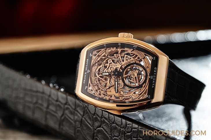 FRANCK MULLER - VANGUARD - V 50 T RM T SQT (NR) - 全方位感官饗宴 FRANCK MULLER Vanguard 三問鏤空陀飛輪腕錶