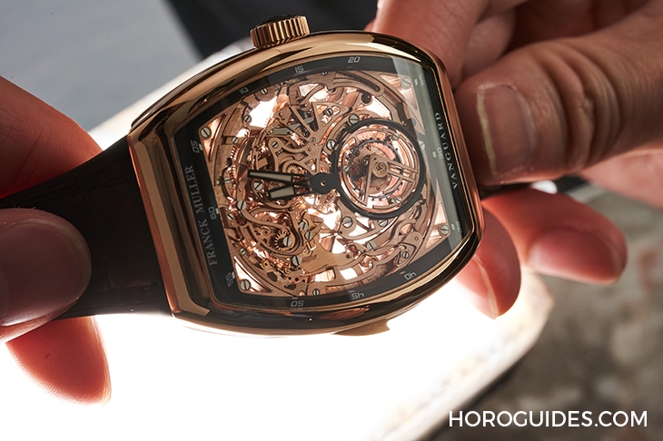 FRANCK MULLER - VANGUARD - V 50 T RM T SQT (NR) - 全方位感官饗宴 FRANCK MULLER Vanguard 三問鏤空陀飛輪腕錶