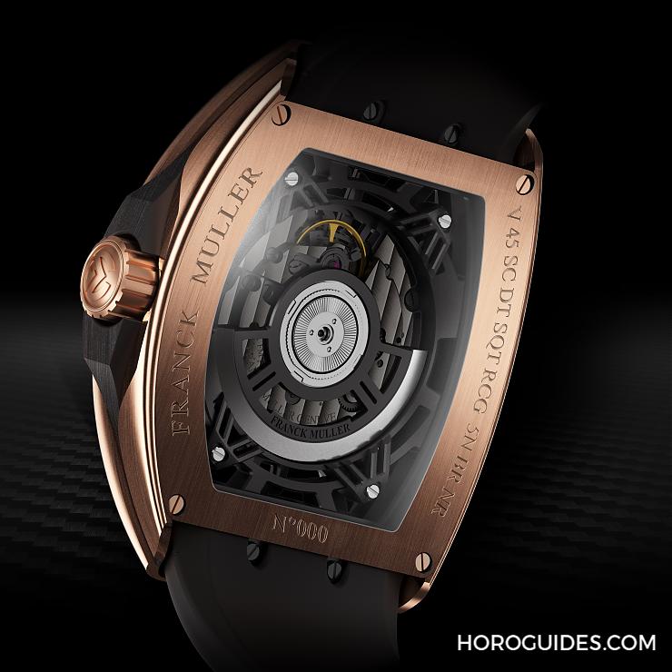 FRANCK MULLER - VANGUARD - V 45 SC DT RACING SQT TT (ER) - 跑格上手FRANCK MULLER推出全新Vanguard Racing Skeleton