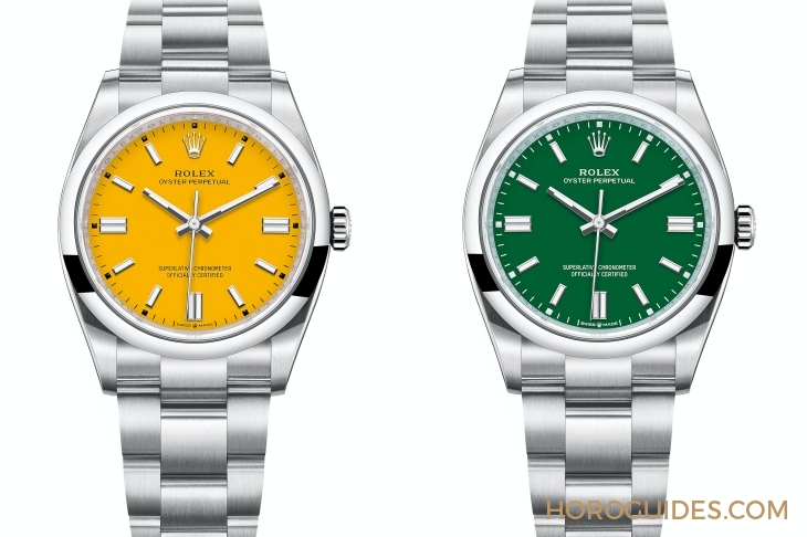 ROLEX - OYSTER PERPETUAL - 124300-0004 - 五彩繽紛!勞力士Oyster Perpetual 36一次推出五款新作