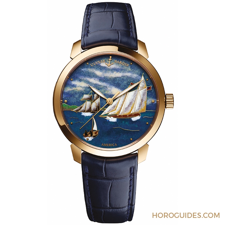 ULYSSE NARDIN - CLASSIC - 8150-111-2/AMERICA - 經典、彌新， 雅典錶的琺瑯工藝