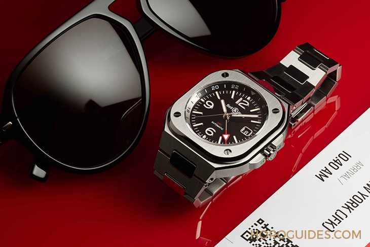 BELL & ROSS - INSTRUMENTS - BR05G-BL-ST/SST - 都會菁英的理想旅伴｜BELL & ROSS BR 05 GMT