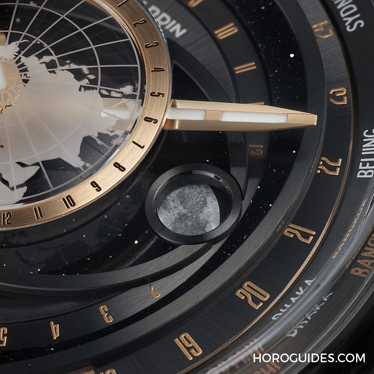 ULYSSE NARDIN - Blast - 1063-400-2A/1A - 以直觀易讀的方式,指示浩瀚宇宙的天文萬象|Ulysse Nardin Blast月之狂想世界時區腕錶