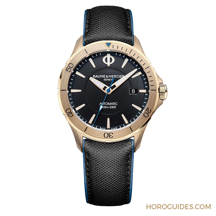 Baume & Mercier - Clifton - M0A10503 - 銅首無欺,名士首枚克里頓俱樂部系列青銅腕錶以色彩展現名流風格