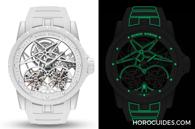 ROGER DUBUIS - EXCALIBUR - RDDBEX0900 - 製錶界首見至輕素材加持!越夜越光的Roger Dubuis Excalibur Twofold
