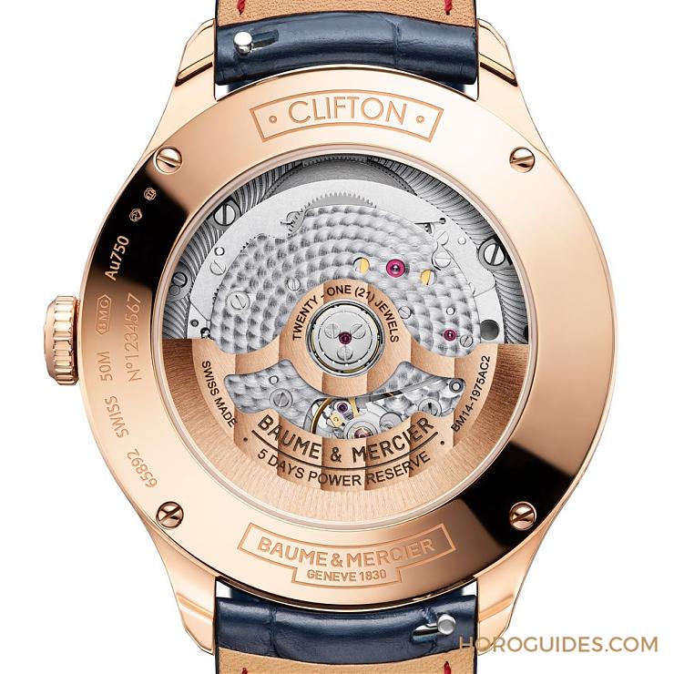 Baume & Mercier - Clifton - M0A10547 - 自有機芯性能再精進|Baume & Mercier克里頓Baumatic星期日期及月相