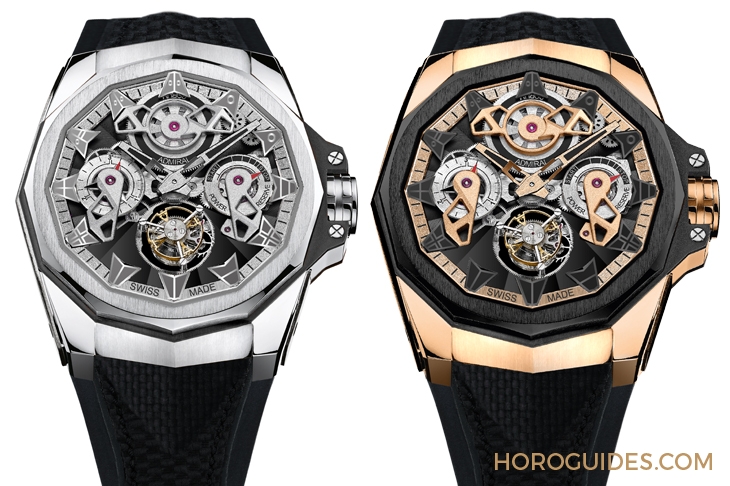 CORUM - ADMIRAL - A298/04127 - 海洋風格領航之選|Corum海軍上將AC-One 45鏤空陀飛輪與AC-One 38女仕鑽錶