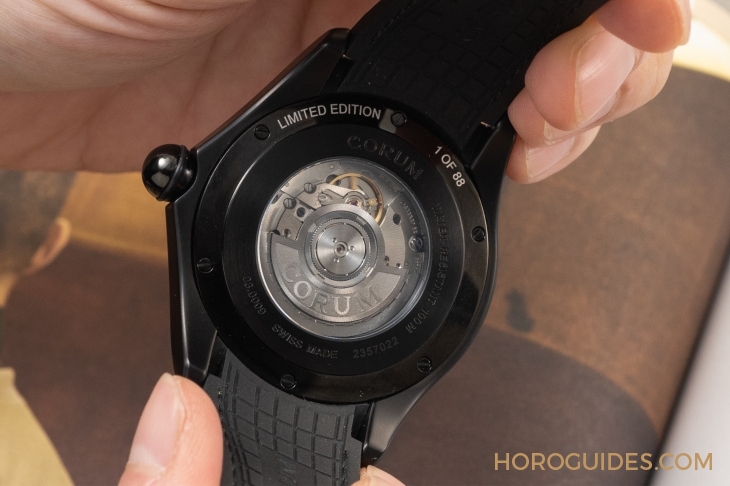 CORUM - BUBBLE - L082/04270 - 大膽狂放!泡泡裡的幽冥綠光|Corum Bubble X Ray自動腕錶