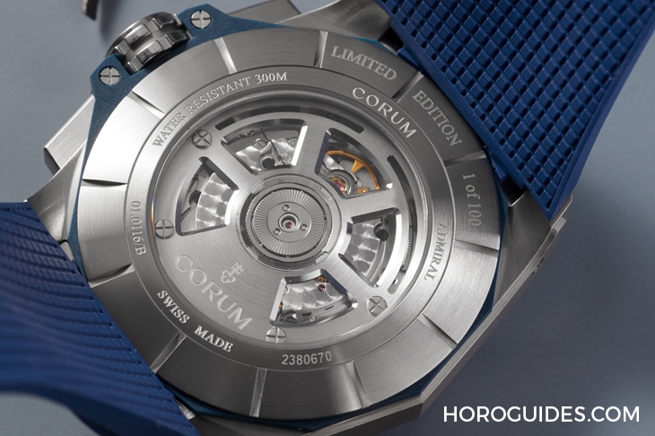 CORUM - ADMIRAL - A132/04274 - 選擇障礙了!Corum Admiral 45海軍上將計時碼錶藍面、綠面全新靚色限量上市